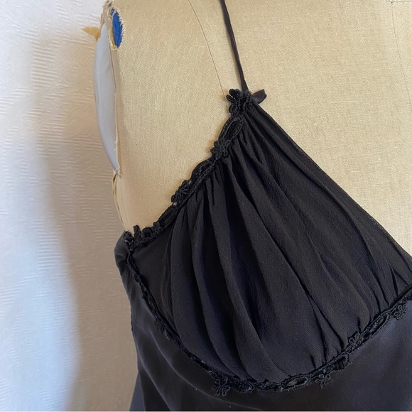 Pure silk black Sm chemise. - Picture 2 of 5